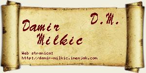 Damir Milkić vizit kartica